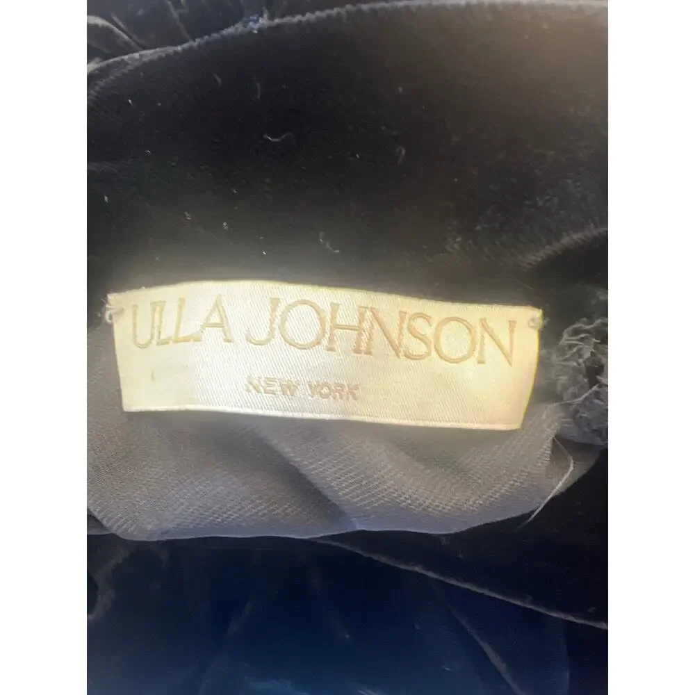 Tuckernuck ULLA JOHNSON  Black Delphine Dress Size 2 - Picture 2 of 3